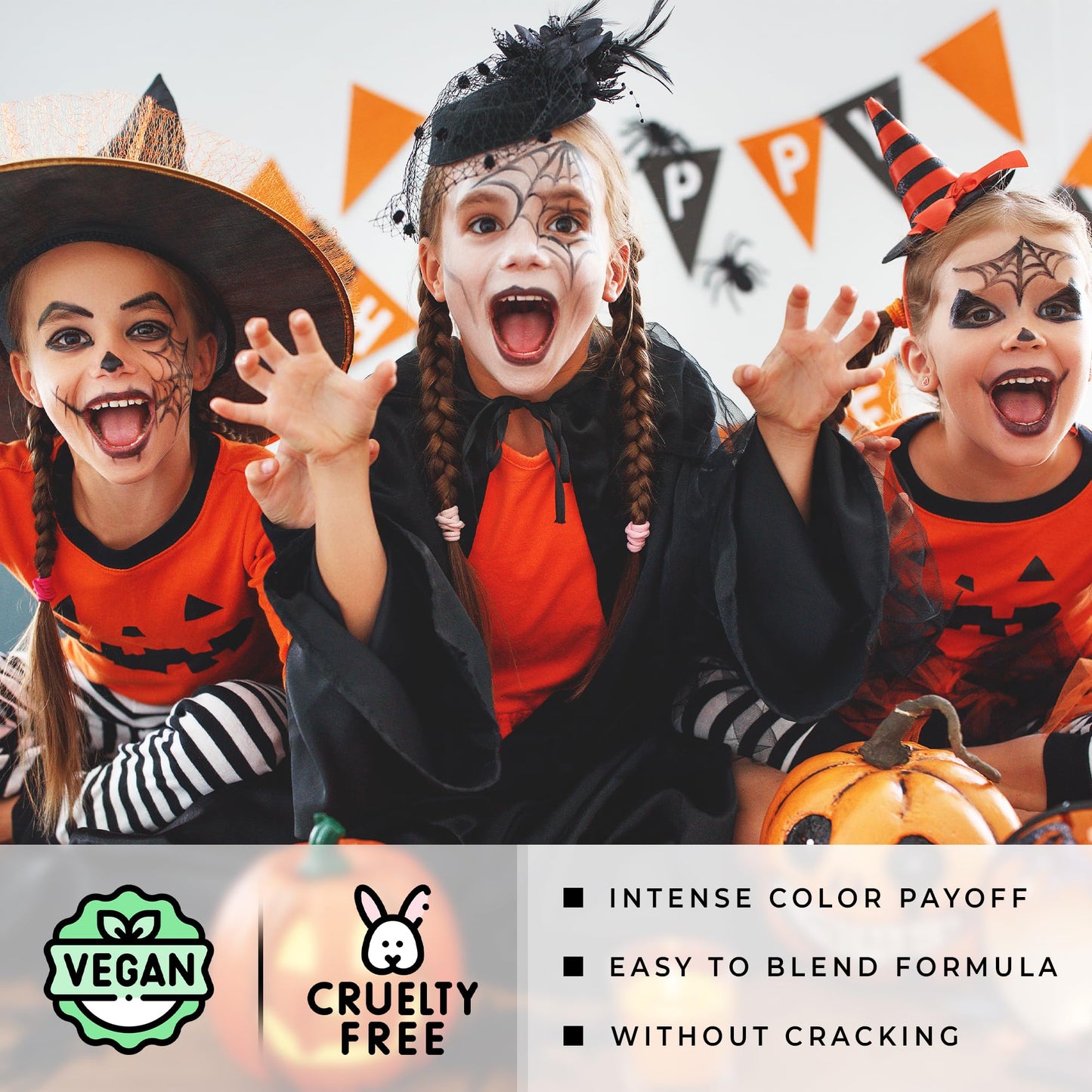 Profusion Cosmetics Sea Witch 3 Colors Face & Body Paint, Highly Pigmented Creamy Shades, Smudge-Proof Long-Lasting Wear for Creative Makeup & Costume Beauty & Personal Care Profusion Cosmetics