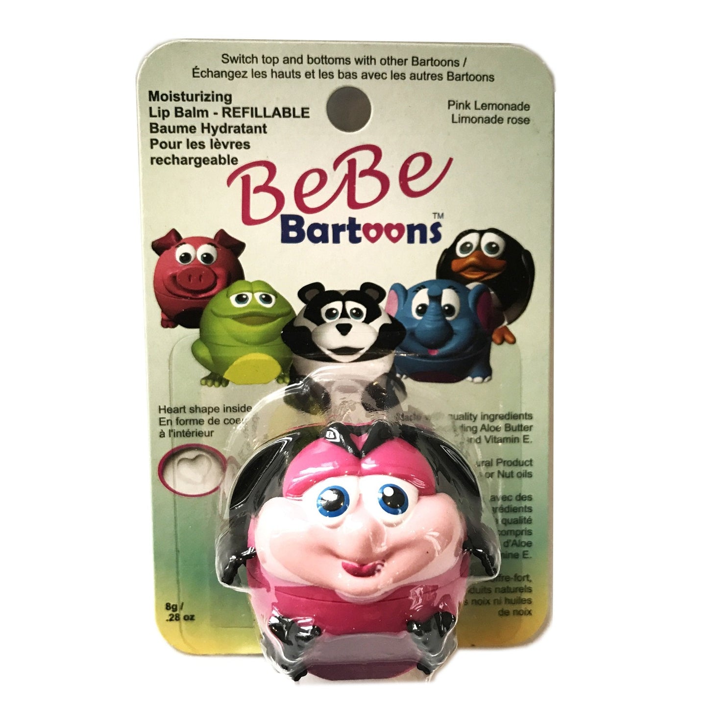 BeBe Bartoons Ladybug Lip Balm with Pink Lemonade scent Beauty and Personal Care BeBe Bartoons