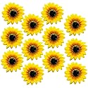 AUEAR, 12 Pack Sunflower Alligator Clips Duckbill Hair Flower Barrettes Styling Accessories for Women Beach Summer Party Beauty & Personal Care AUEAR