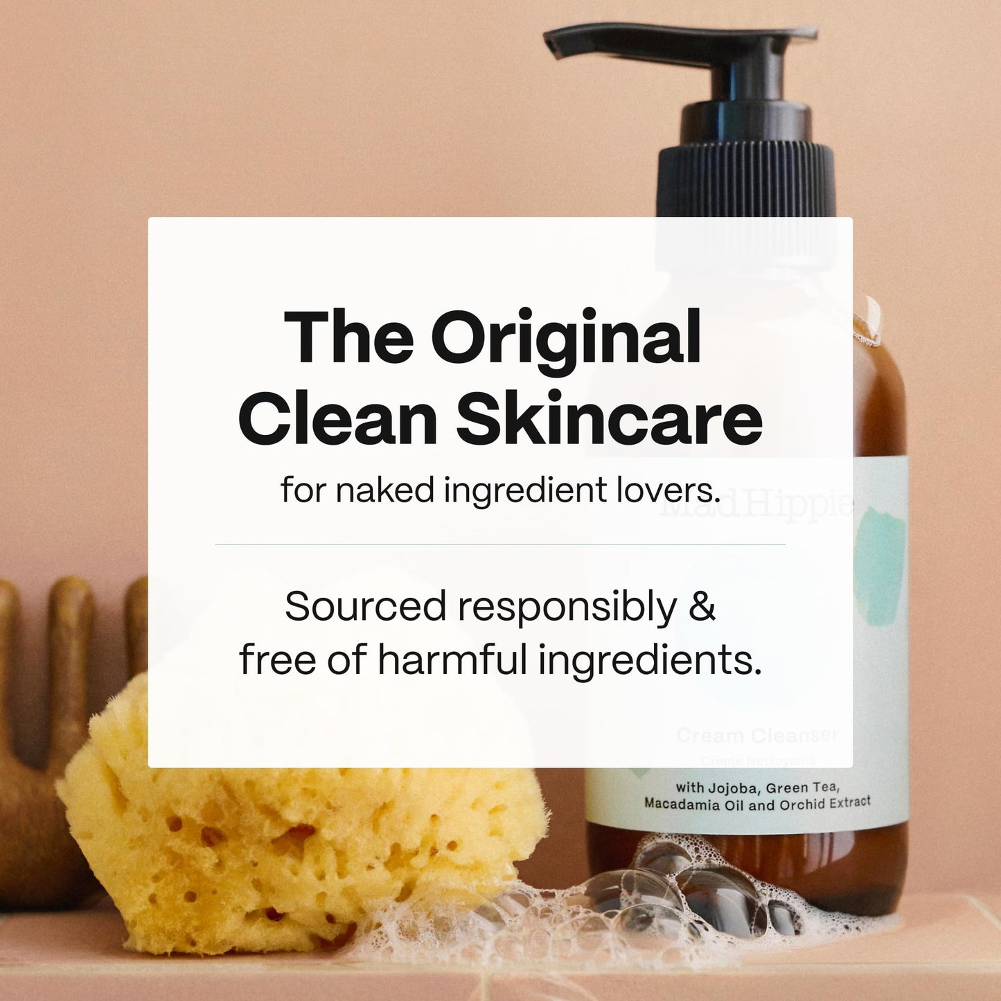 Mad Hippie Cream Cleanser - Gentle Formula with Hyaluronic Acid, Jojoba Oil & Green Tea, Skin Barrier Protection, 4 Oz Ea Beauty & Personal Care Mad Hippie