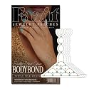 Fazit Makeup Patches - Scallop Hand Chain Bodybond - Glow Up Make-Up Patches - Cute Glitter Makeup Accessories for Women - Cosmetic Body Glitter Beauty & Personal Care Fazit