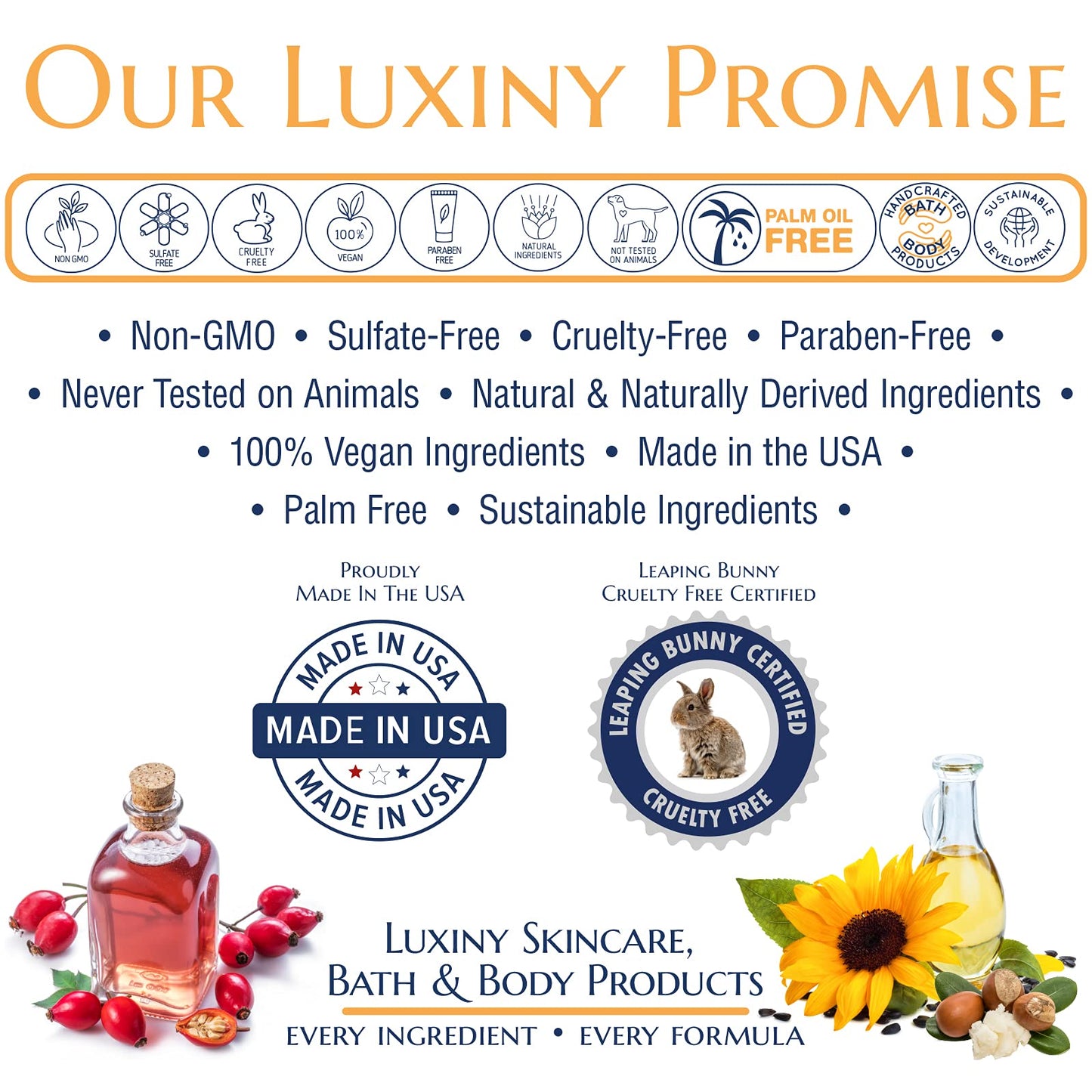 Luxiny Natural Soap Bar, Handmade Body Soap and Bath Soap Bar is a Palm Oil Free Moisturizing Vegan Castile Soap with Fragrance Oils for All Skin Beauty & Personal Care Luxiny