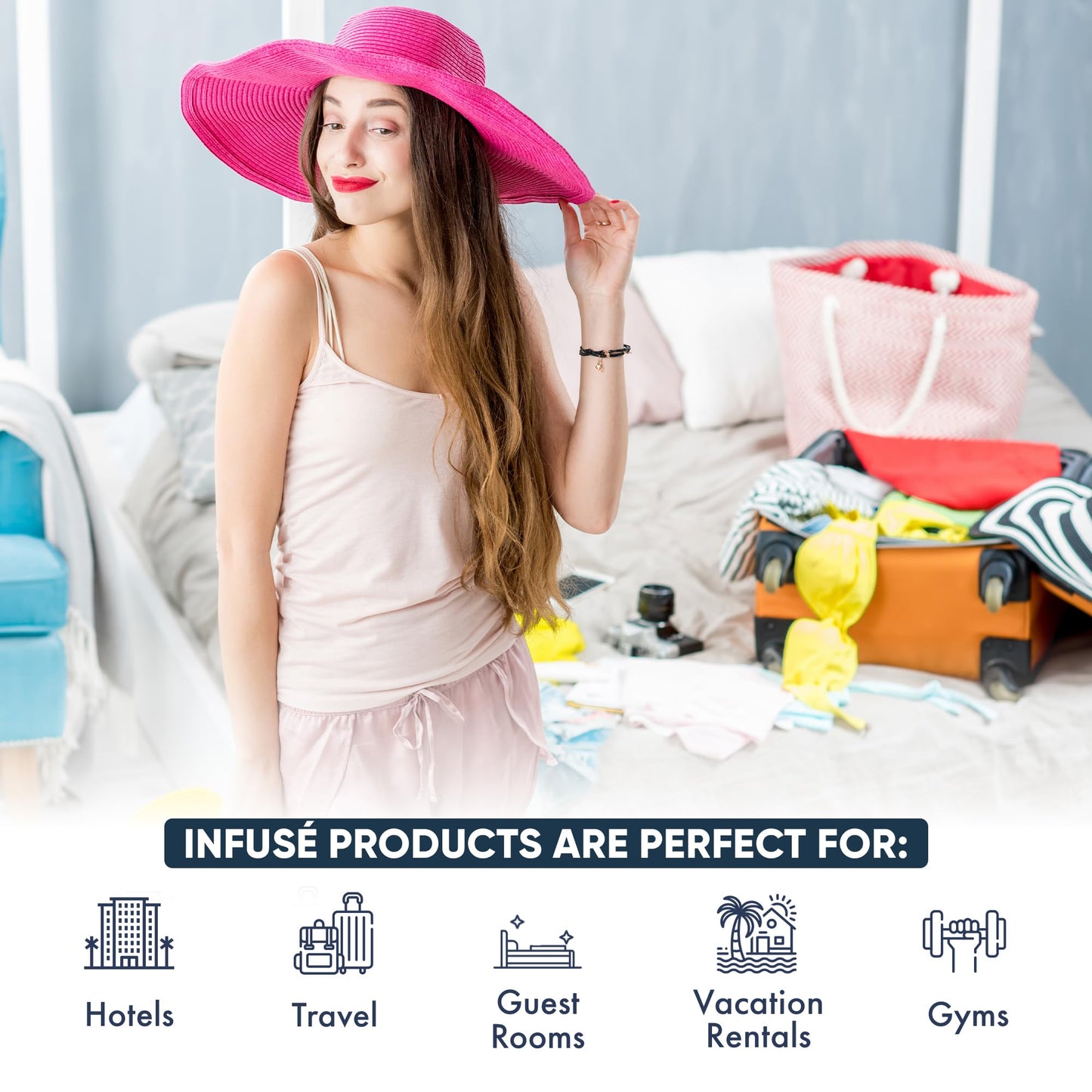 Infuse Hotel Hand & Body Wash | 1 Gallon | For Hospitality & Vacation Rentals to Refill Dispensers | (4 Gallons) Beauty & Personal Care INFUSÉ