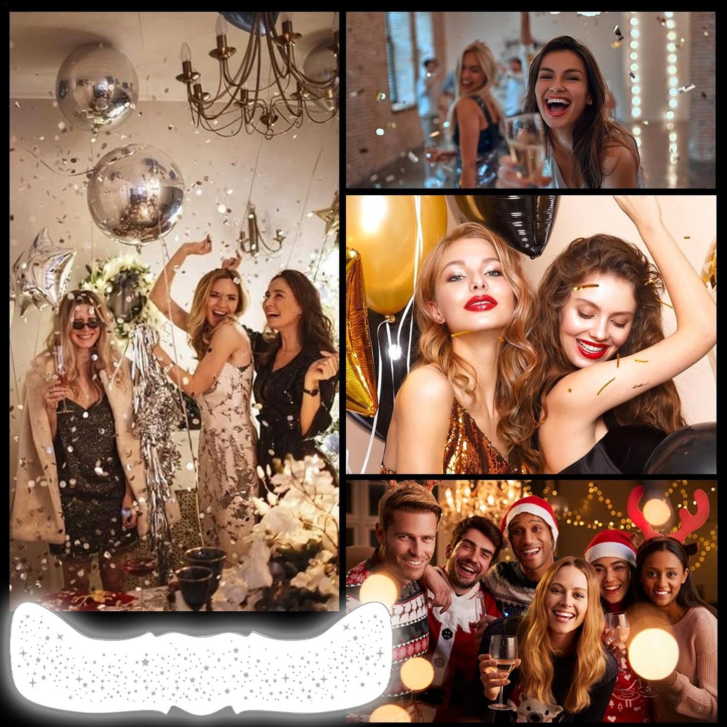 Makeup Glitter Speckle Patches for Face | Waterproof Speckles Patches Decor,Face Glitter Makeup Speckle,Safe and Harmless Makeup Tool Beauty & Personal Care Shakven