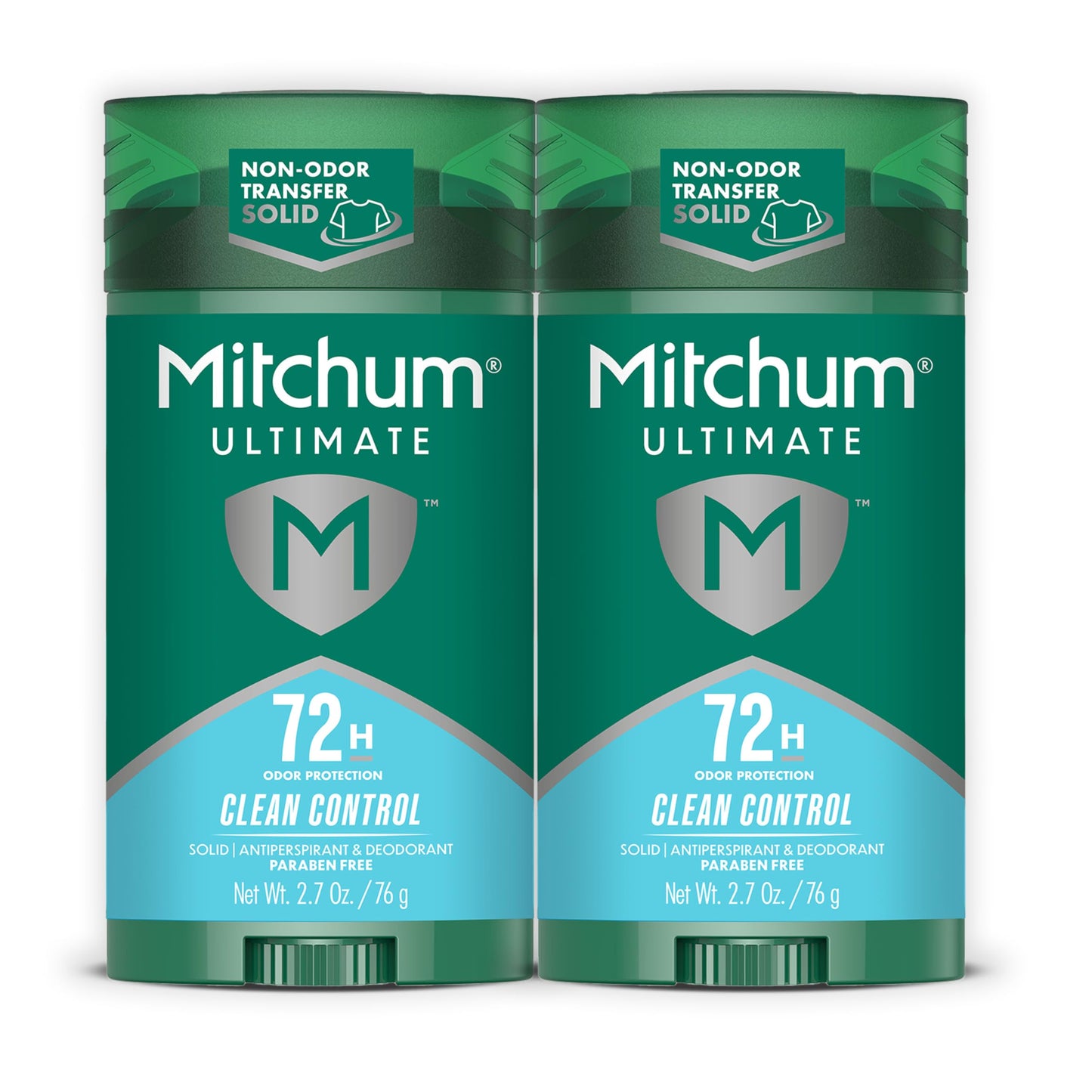 Mitchum Ultimate 72HR Odor Protection Men’s Antiperspirant & Deodorant, Long-Lasting Freshness, Invisible Solid, No White Residue Left on Skin, Clean Beauty and Personal Care Mitchum