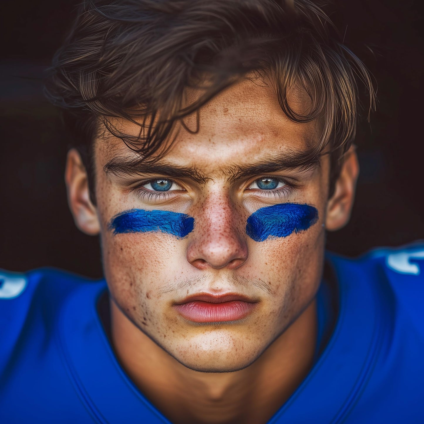 Cannon Sports Face Body Paint Stick for Football Baseball Softball Lacrosse Hockey - Sweatproof, Long-Lasting, Anti-Glare (Blue) Beauty & Personal Care Cannon Sports
