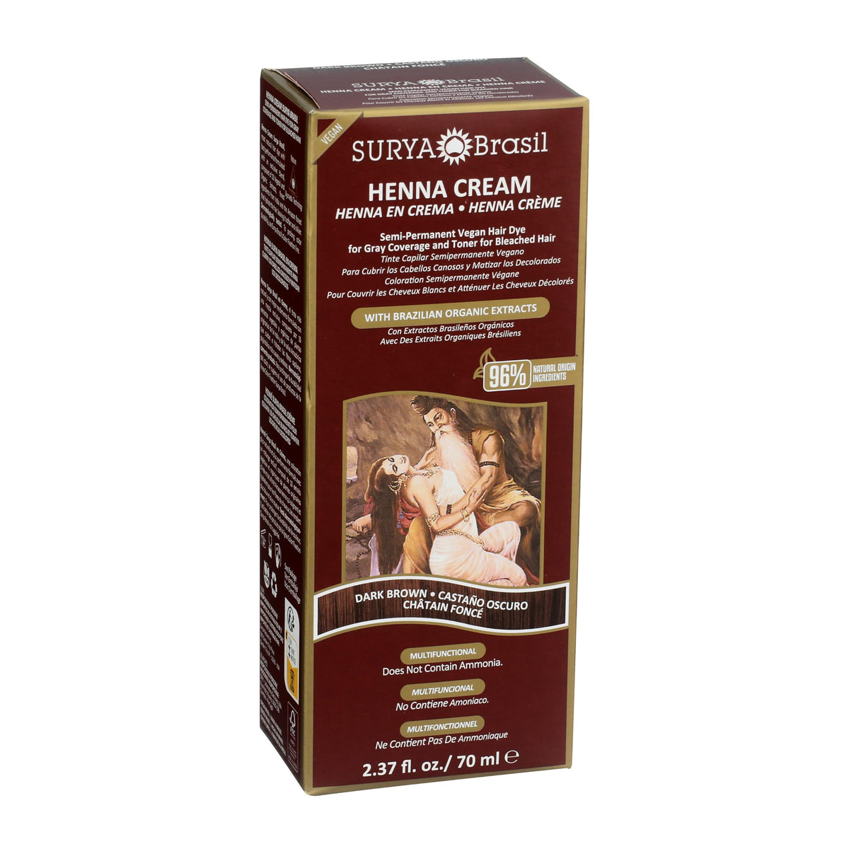 Surya Dark Brown Henna Cream