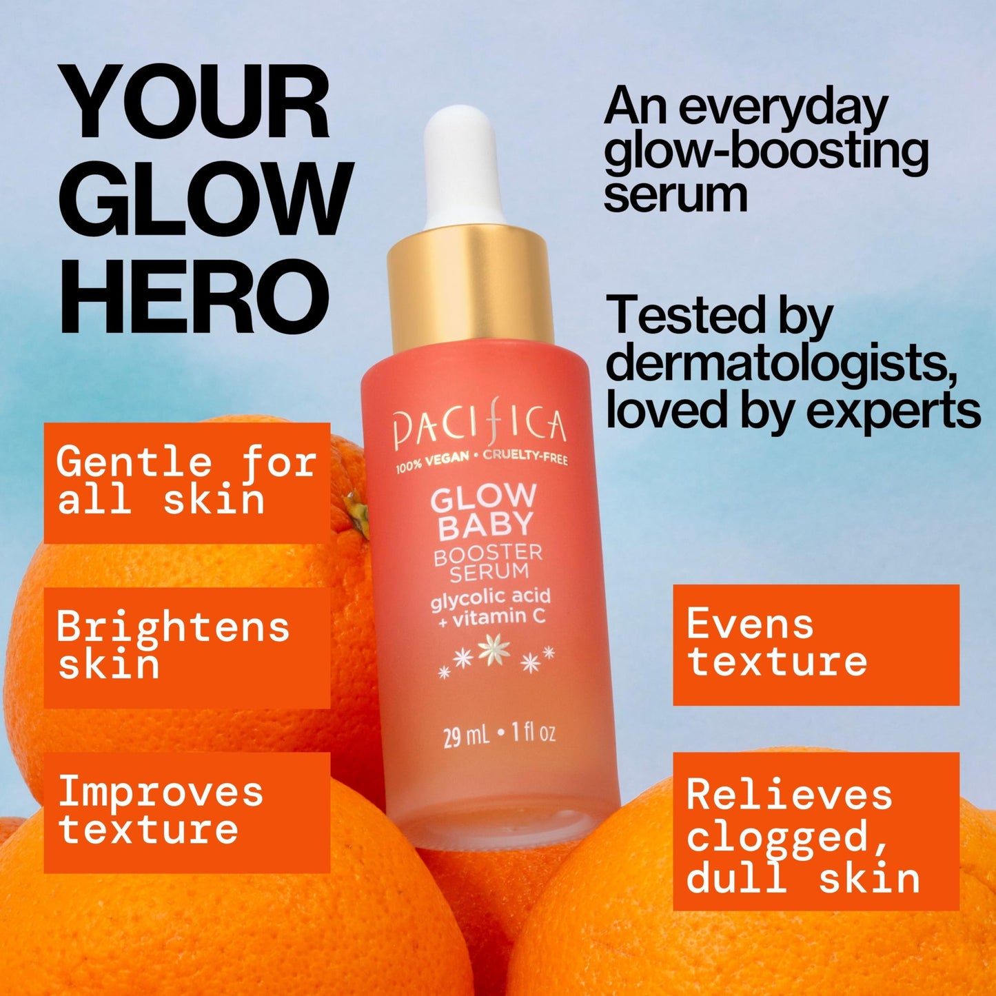 Pacifica Beauty | Glow Baby Vitamin C Trial + Value Kit | 3-Piece Skin Care Gift Set | Travel Friendly | Brightening Face Serum, Face Wash/Cleanser Beauty & Personal Care Pacifica