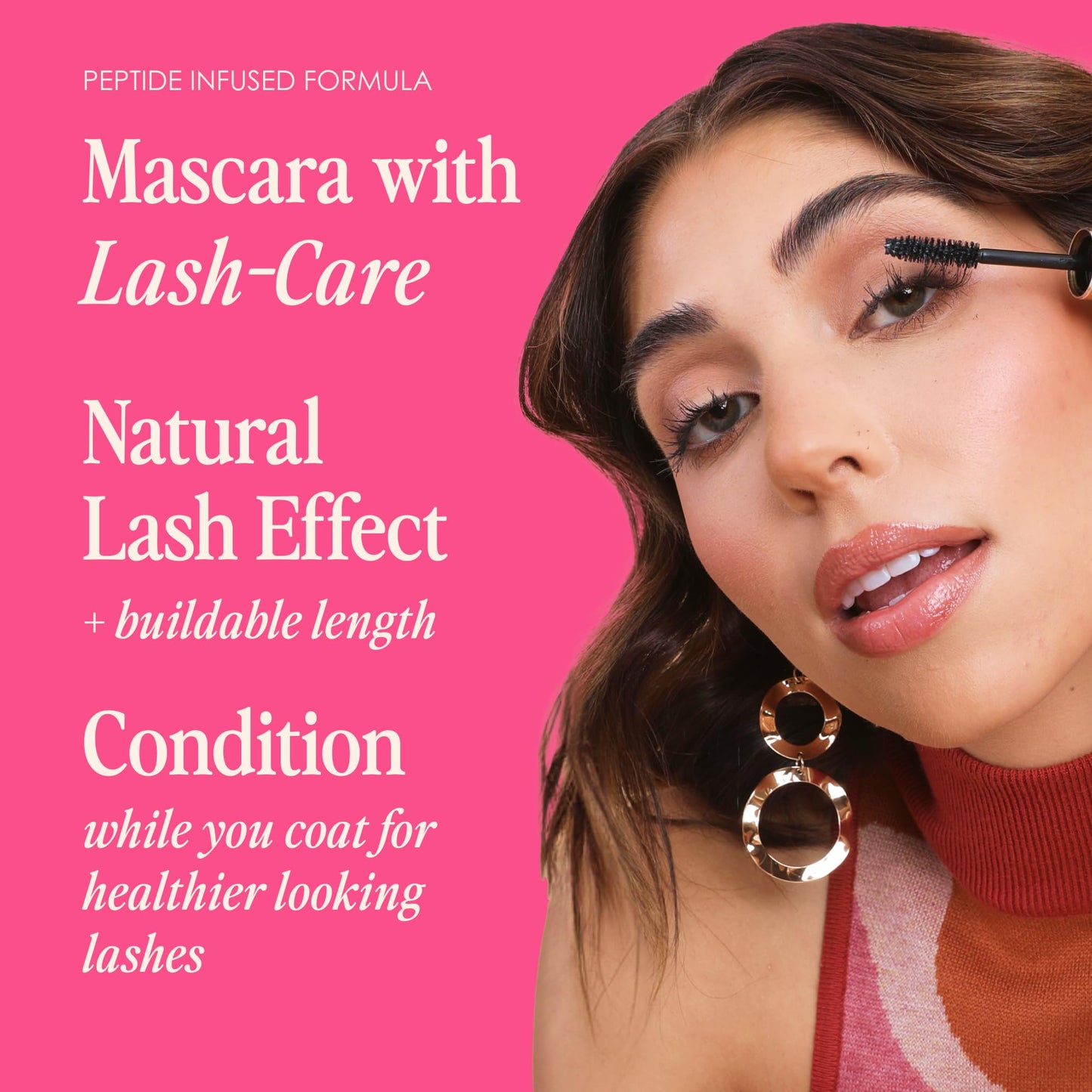 Grande Cosmetics GrandeMASCARA Conditioning Peptide Mascara - Buildable Volume & Length, Water-Resistant & Clump-Free - Lash & Extension Friendly Beauty & Personal Care Grande Cosmetics