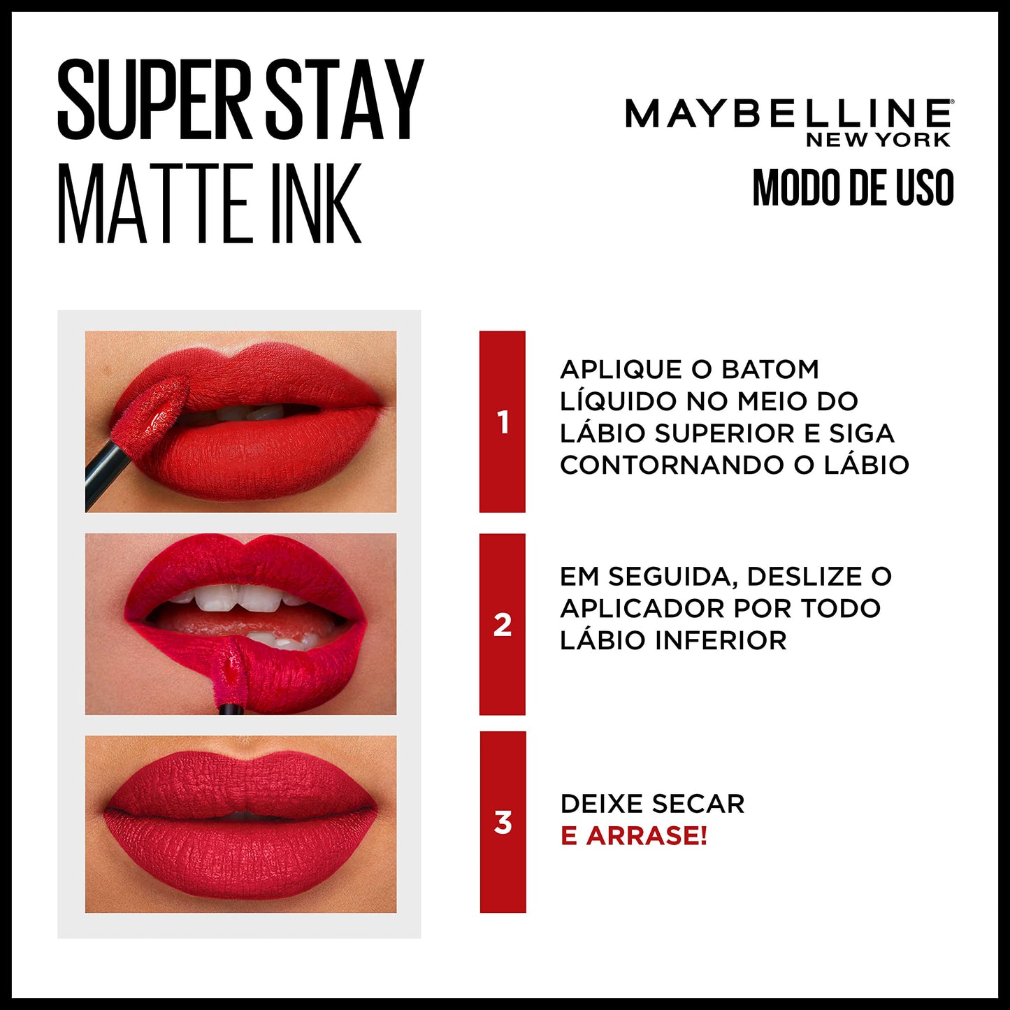 Maybelline Super Stay Matte Ink Liquid Lipstick Makeup, Long Lasting High Impact Color, Up to 16H Wear, Founder, Cranberry Red, 1 Count, Packaging May Beauty & Personal Care MAYBELLINE