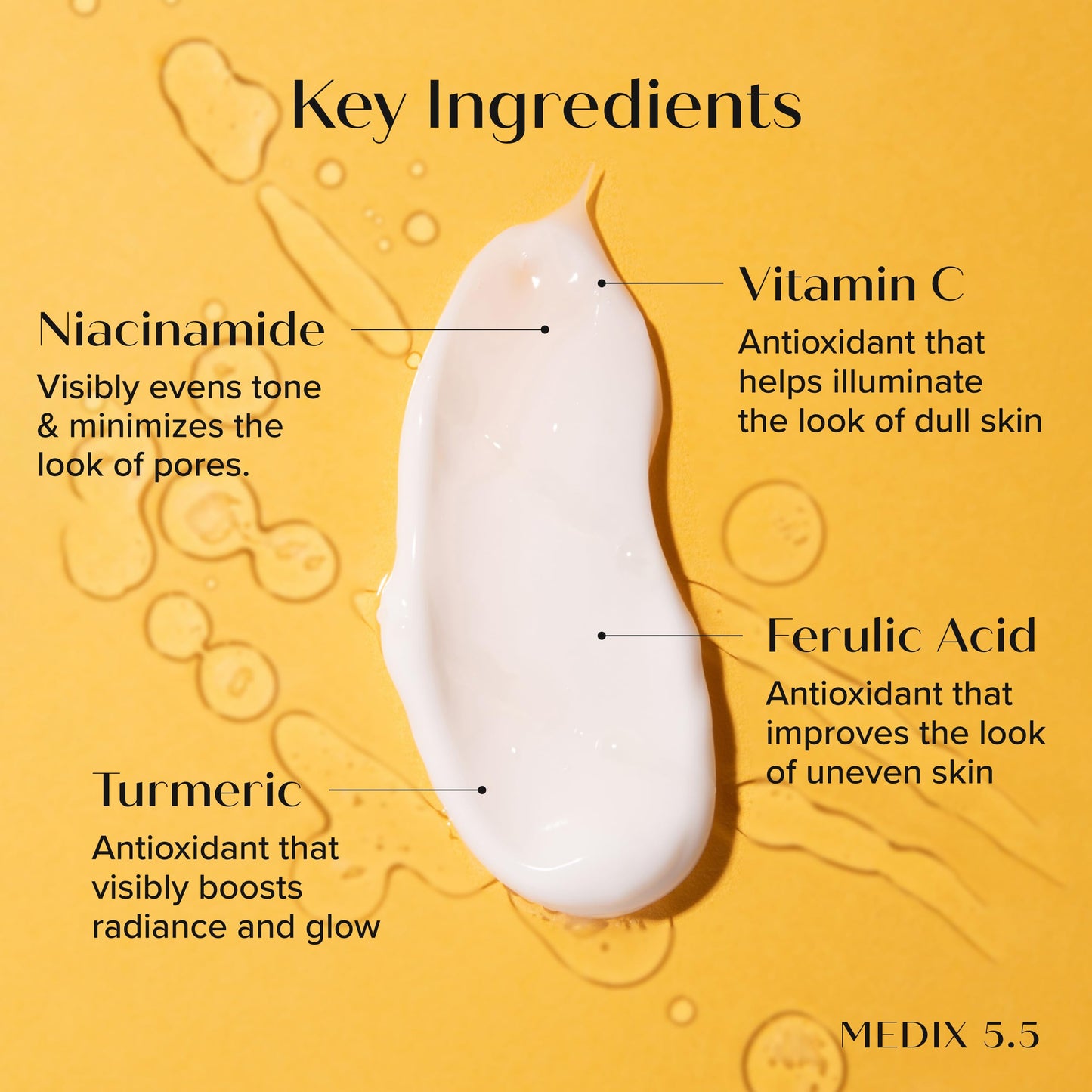 Medix 5.5 Vitamin C Lotion + Collagen Cream Anti Aging Moisturizer Skincare Set, Collagen Lotion Targets Wrinkles, Sagging Skin, Crepey Skin, Vitamin Beauty & Personal Care Medix 5.5