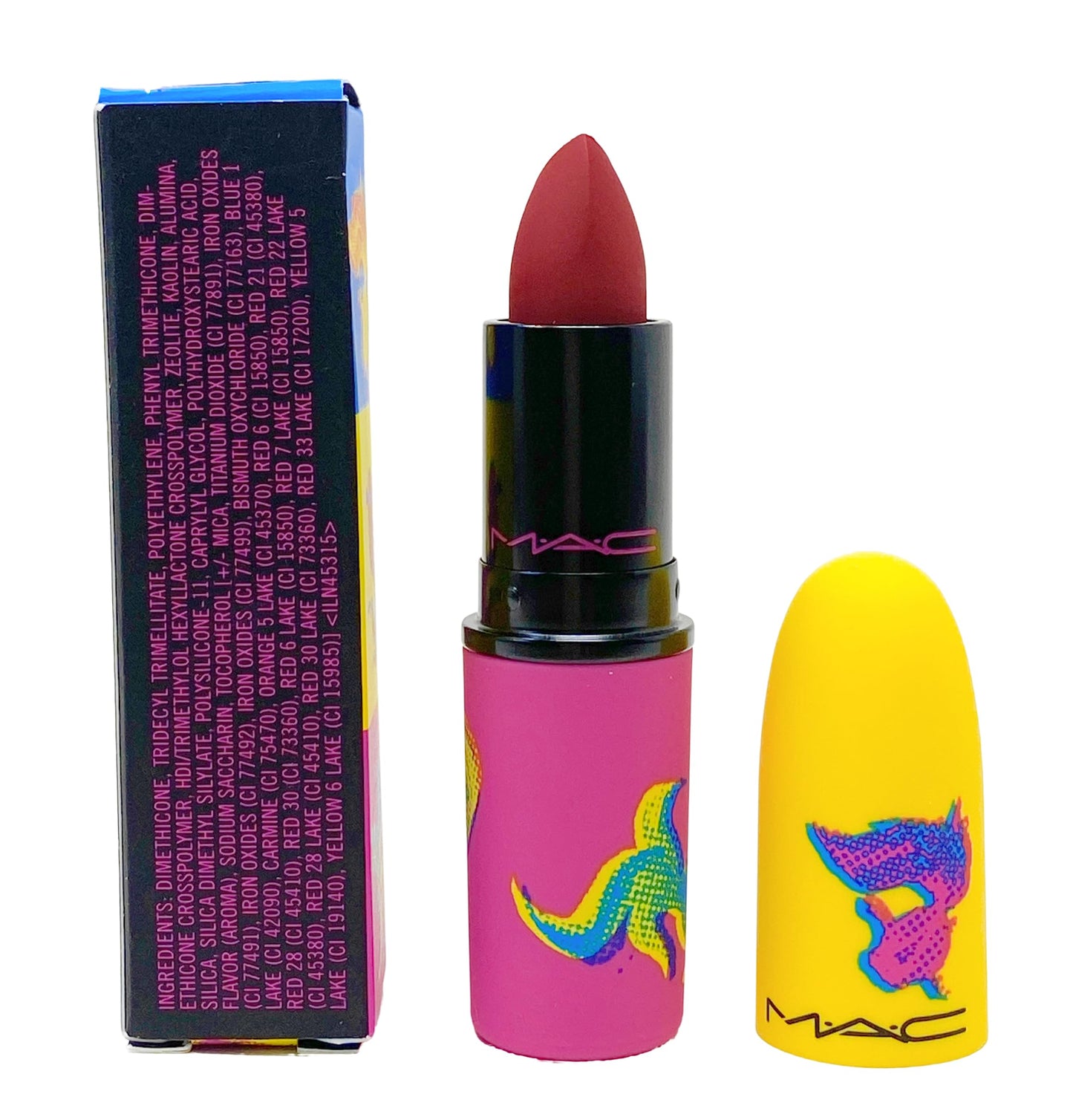 MAC Moon Masterpiece Powder Kiss Lipstick - Healthy, Wealthy and Thriving (.10 Oz / 3g) Beauty & Personal Care MAC