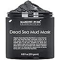 Majestic Pure Dead Sea Mud Mask - Natural Face and Skin Care - Helps Reducing Pores and Appearances of Acne and Blackheads - Soothing, and Nourishing Beauty & Personal Care Majestic Pure