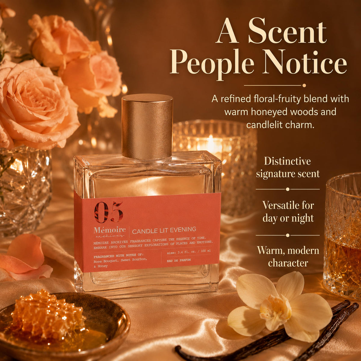 Candle Lit Evening 3.4 fl oz. Eau de Parfum by Memoire Archives
