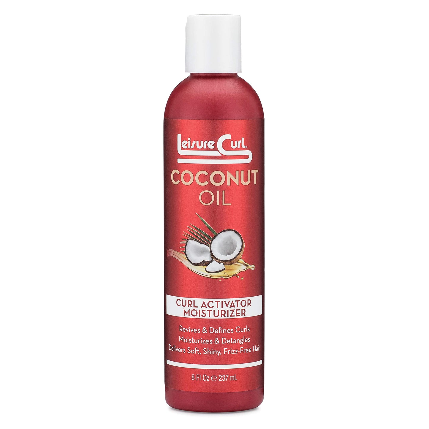Leisure Curl Coconut Oil Curl Activator Moisturizer, 8 oz | Revives, Defines Curls, Moisturizes, Detangles, Delivers Soft Shiny Frizz-Free Hair Beauty & Personal Care Leisure Curl