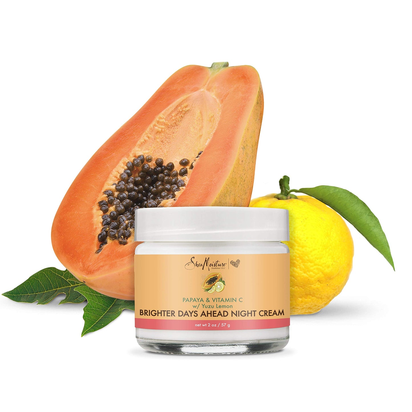 SheaMoisture Night Cream for Dull & Uneven Skin, Papaya and Vitamin C Moisturizer, 2 Oz Beauty & Personal Care SheaMoisture