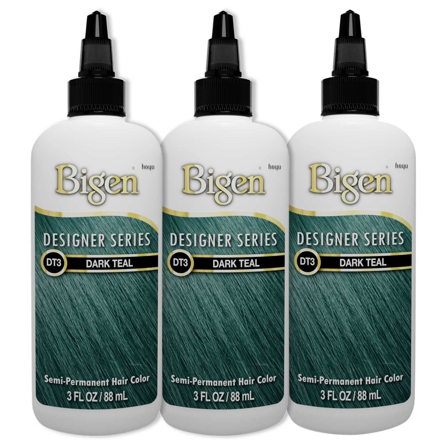 Bigen DT3 Dark Teal Designer Series Semi-Permanent Hair Color (pack of 3) Beauty & Personal Care Bigen