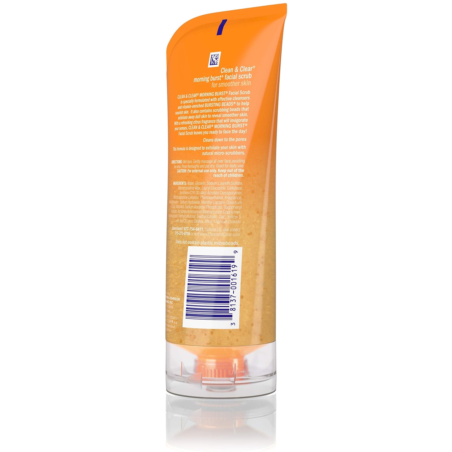 Clean & Clear Morning Burst Oil-Free Exfoliating Facial Scrub For All Skin Types, Vitamin-Enriched Daily Face Scrub to Cleanse & Exfoliate Dull Skin Beauty & Personal Care Clean & Clear