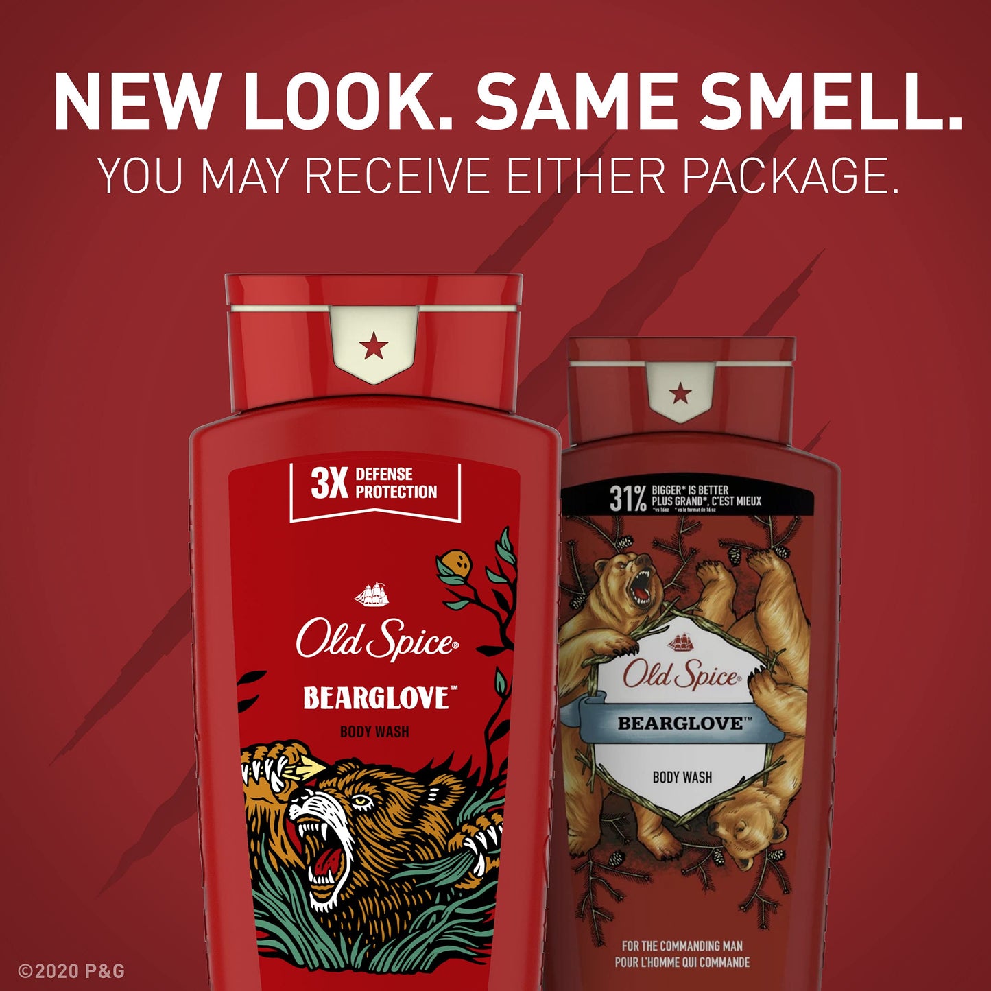 Old Spice Body Wash for Men, Wild Collection Bear Glove Scent, 21 Fl Oz (Pack Of 4) Beauty & Personal Care Old Spice
