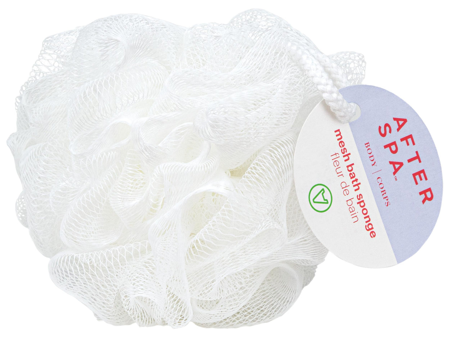 Bath and Shower Mesh Sponge by AfterSpa (Assorted) Beauty and Personal Care AFTERSPA
