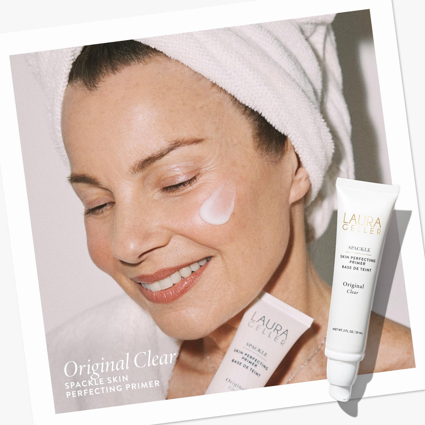 LAURA GELLER NEW YORK Spackle Primer - Original - Super-Size 2 Fl Oz - Hyaluronic Acid Makeup Primer for Mature Skin Beauty & Personal Care LAURA GELLER NEW YORK