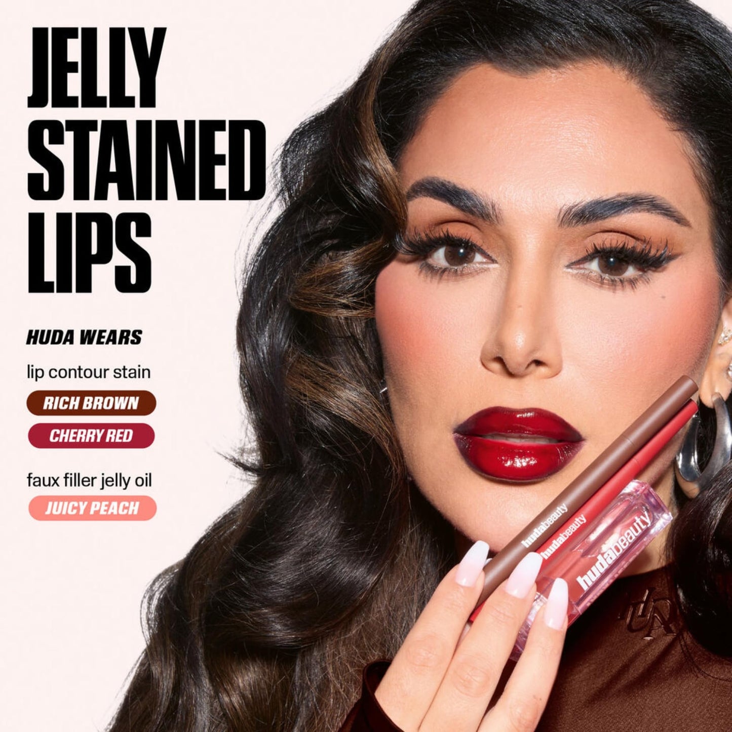 Huda Faux Filler Jelly Lip Oil - Juicy Goji (.13 Fl Oz) Beauty and Personal Care Huda