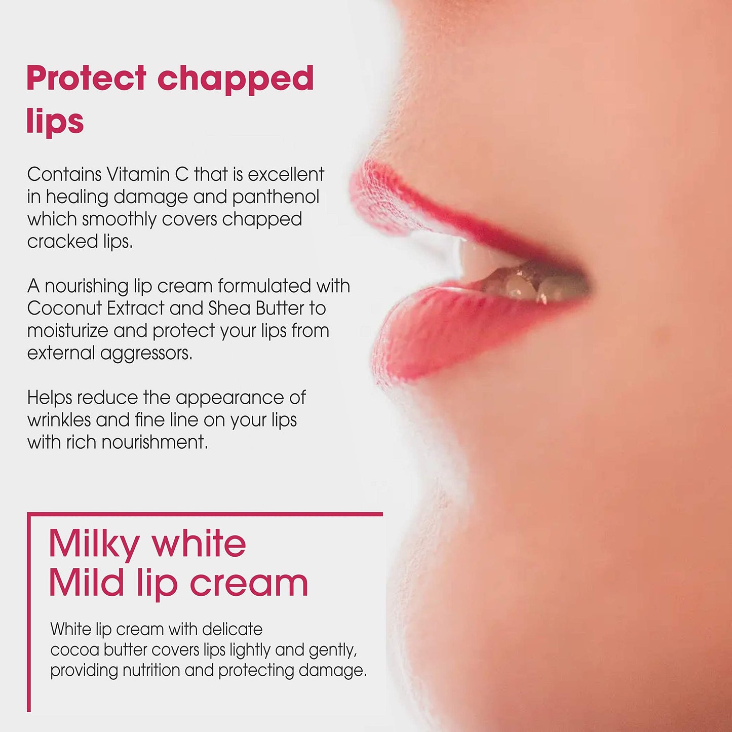 Irem Pink Lips - Lip cream Repair restore and brighten lips. With Vitamin C, Hyaluronic and Licorice 15g Beauty and Personal Care Irem