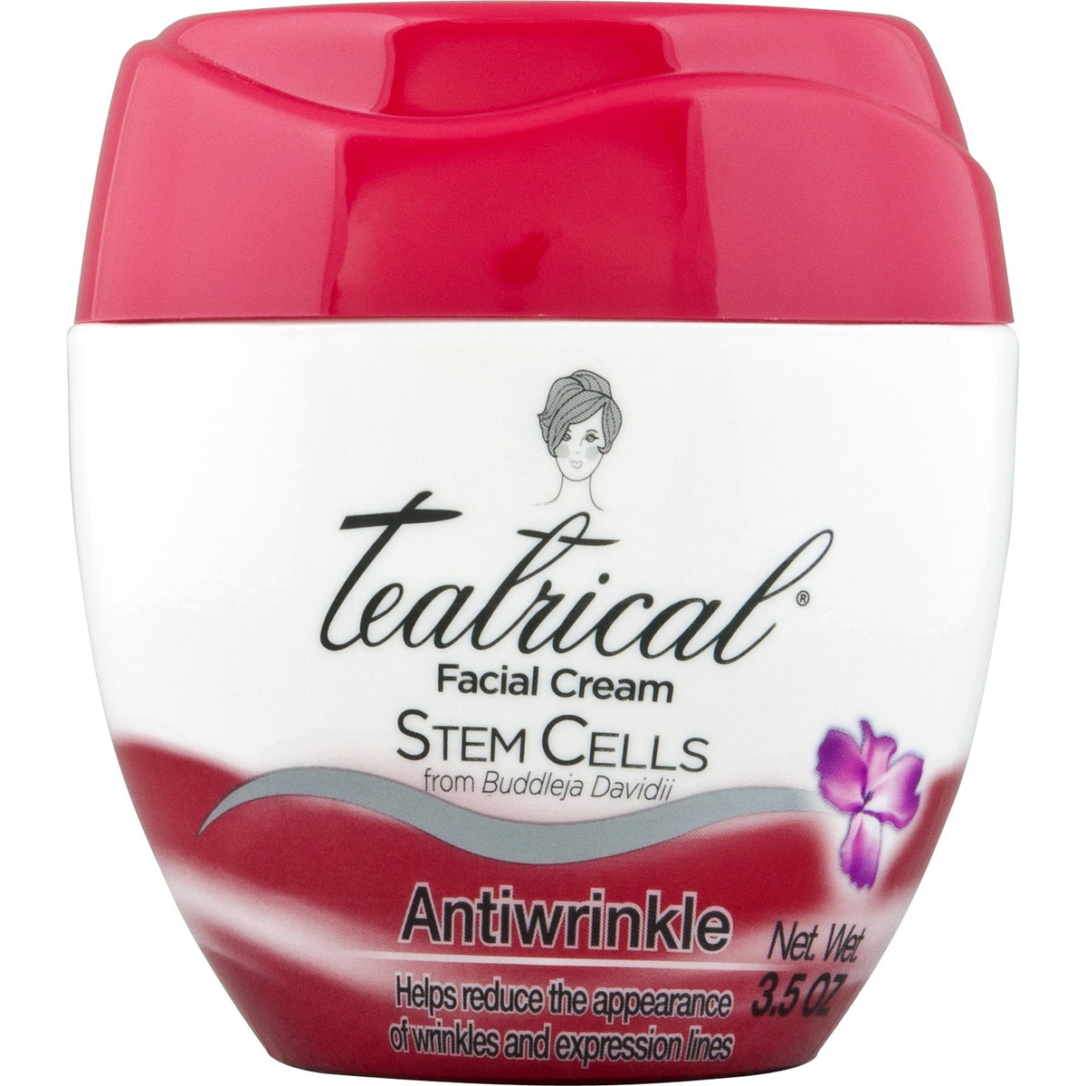 TEATRICAL Anti-Wrinkle Cream with Buddleja Davidii Stem Cells, Floral, 3.5 Ounces,6-50240-01641-7 Beauty & Personal Care TEATRICAL