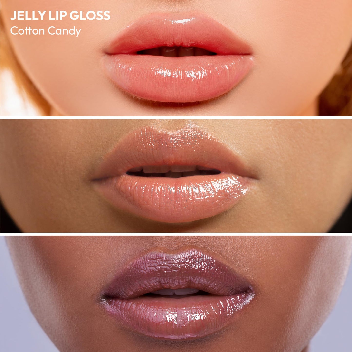 Ruby Kisses Jellylicious Lip Gloss, High-Shine Non-Sticky Hydrating Plump Beauty & Personal Care Ruby Kisses