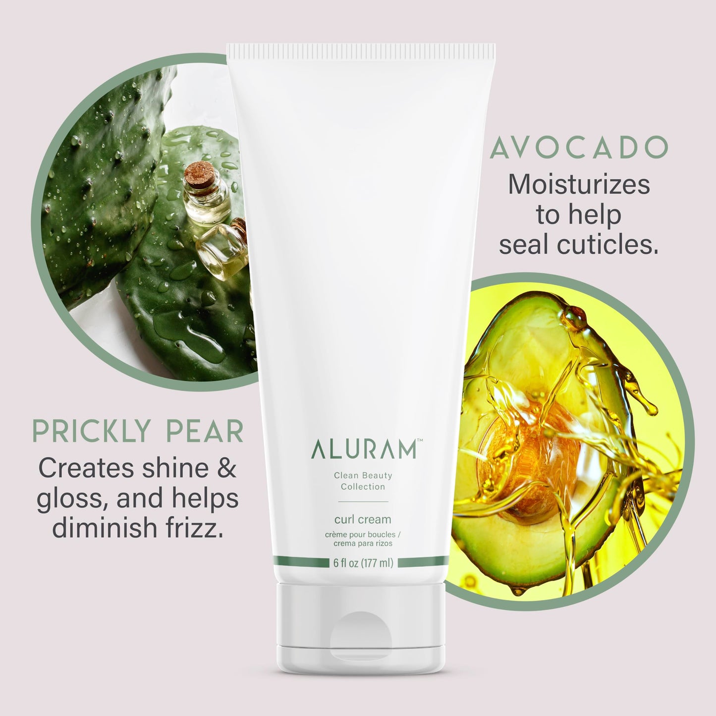 ALURAM Curl Cream, Define, Hydrate & Enhance Curls, 6 Fl Oz Beauty & Personal Care ALURAM