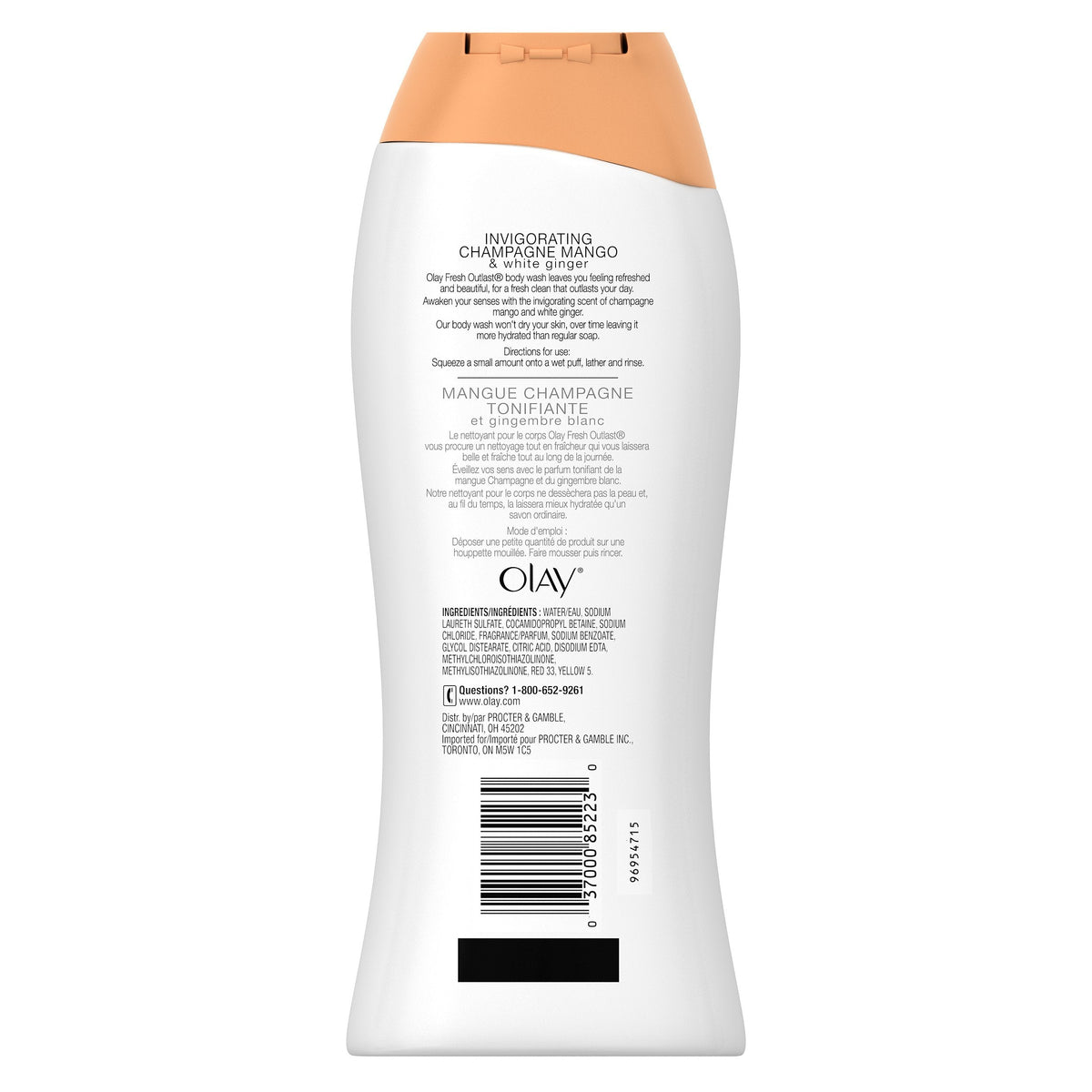 Olay Refreshing Nectarine Cleansing Body Wash, 23.6 Oz (Pack of 6) Beauty & Personal Care Olay
