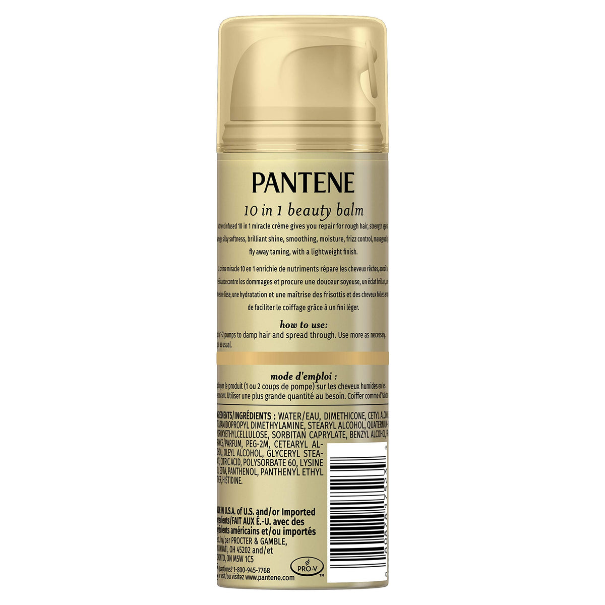 Pantene Pro-V Ultimate 10 Beauty Balm Crème for Hair, 5.1 Fl Oz Beauty & Personal Care Pantene