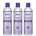 Jhirmack Silver Brightening Purple Shampoo Set of 3 for all types of silver, grey, and blonde hair Beauty & Personal Care jhirmack