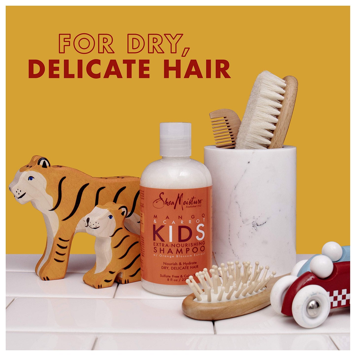 SheaMoisture Kids Shampoo, Extra-Nourishing Mango & Carrot Shampoo with Shea Butter, 8 oz Beauty and Personal Care Shea Moisture