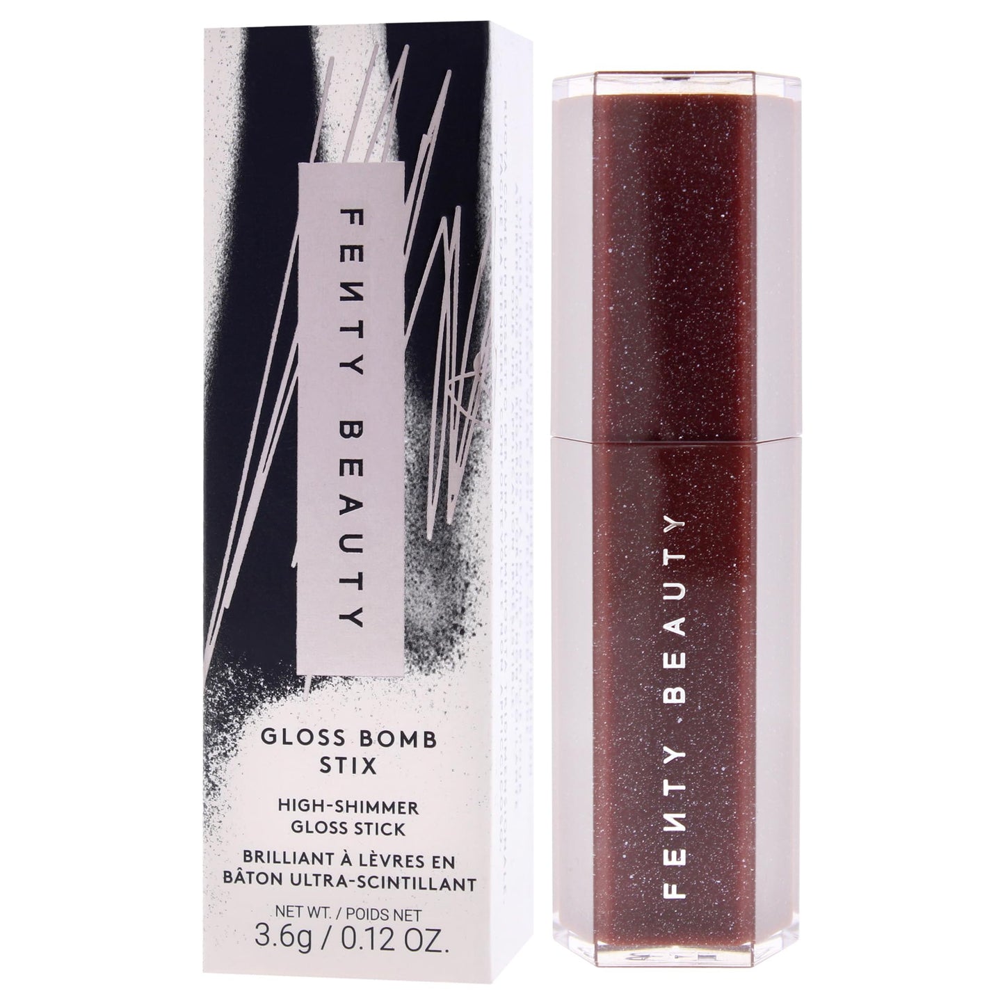 Gloss Bomb Stix Shimmer - 08 Hot Chocolit by Fenty Beauty for Women - 0.12 oz Lipstick Beauty & Personal Care FENTY BEAUTY