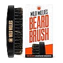 Wild Willies Natural Boar Bristle Brush for Hair & Beard - Multipurpose Boar Bristle Hair Brush for Grooming Slick Back Hair, Beard, and Mustache Beauty & Personal Care Wild Willies