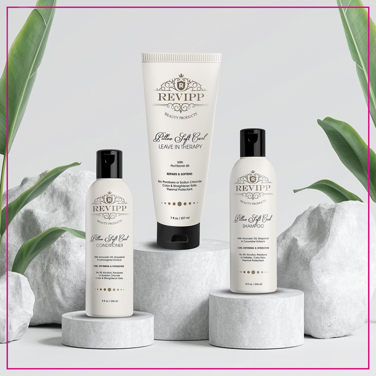 REVIPP Complete Hair Therapy Bundle: Shampoo, Conditioner & Leave-In Treatment - Restore, Strengthen, and Nourish Your Hair Beauty & Personal Care Revipp Beauty Products