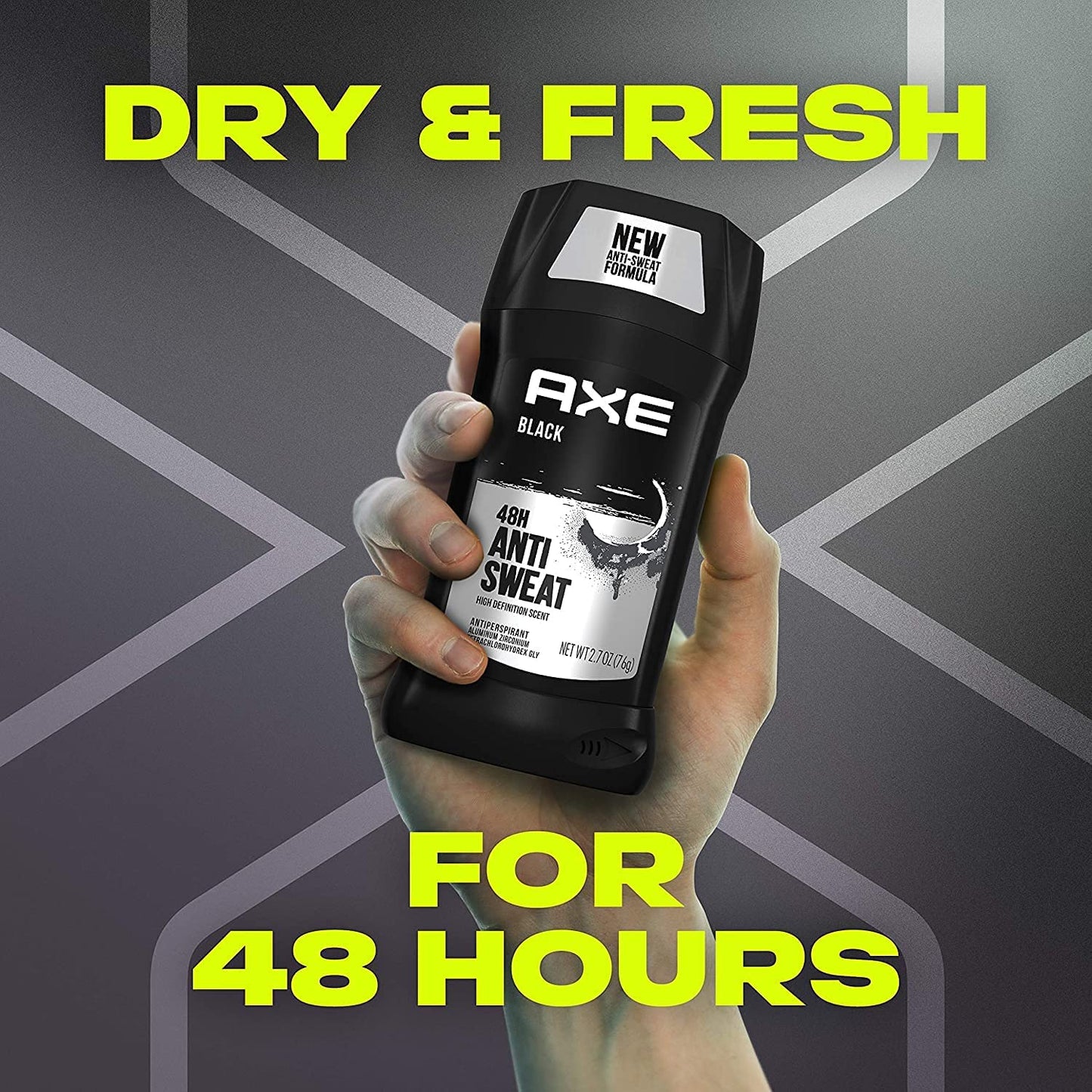 AXE Black Antiperspirant Deodorants Stick, 2.7 Oz (Pack of 2) Beauty and Personal Care AXE