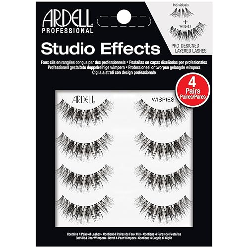 Ardell Studio Effects Wispies 4 Pairs Beauty & Personal Care Ardell
