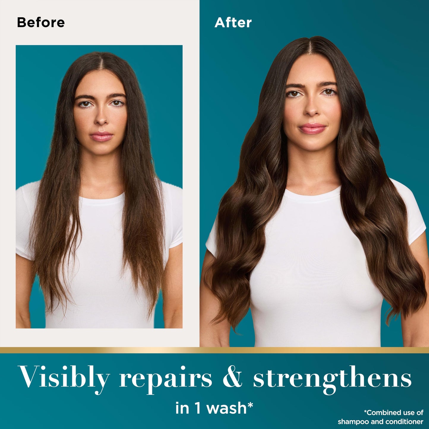 OGX Renewing + Argan Oil of Morocco Shampoo & Conditioner Set, Helps Strengthen & Repair Dry, Damaged Hair, Paraben-Free, Sulfate-Free Surfactants Beauty & Personal Care OGX
