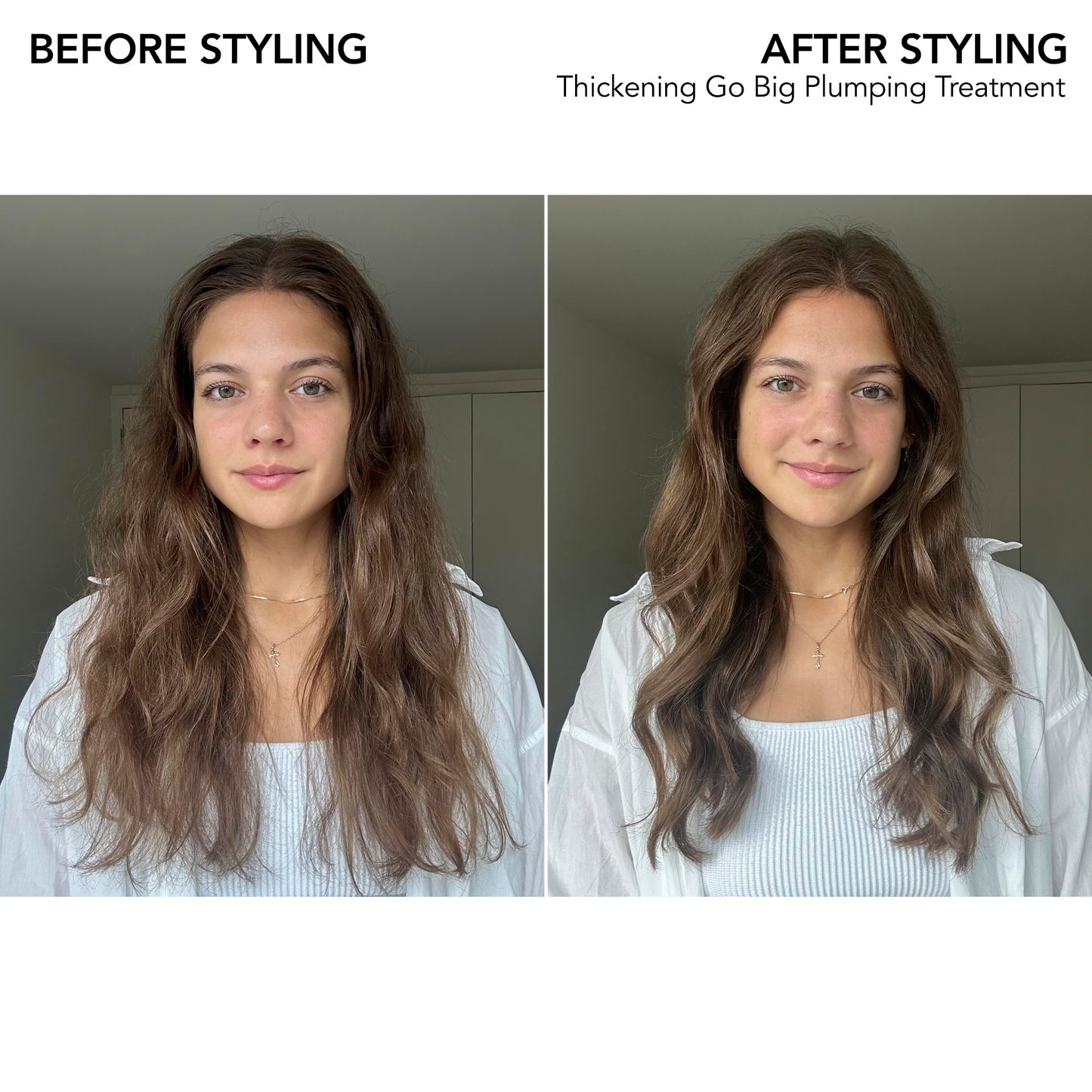 Bumble and bumble. Thickening Go Big Plumping Hair Treatment Spray | Heat Protection | Softening + Defining | Straight to Wavy, 8.5 Fl Oz Beauty & Personal Care Bumble and bumble.