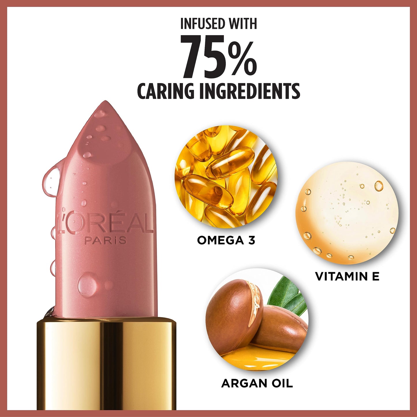 L'Oreal Paris Colour Riche Satin Lipstick for Moisturized Lips,Lip Makeup with Argan Oil and Vitamin E,Worth It,0.13 Oz Beauty & Personal Care L'Oreal Paris