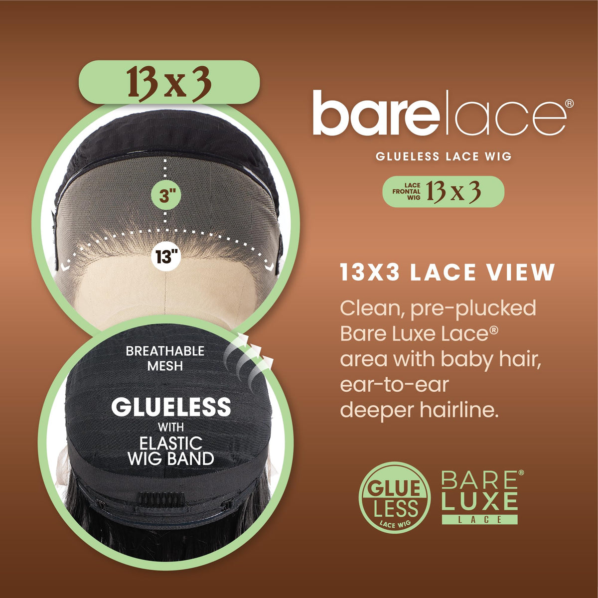 Sensationnel Bare Lace 13x3 Lacewig - Unit 1