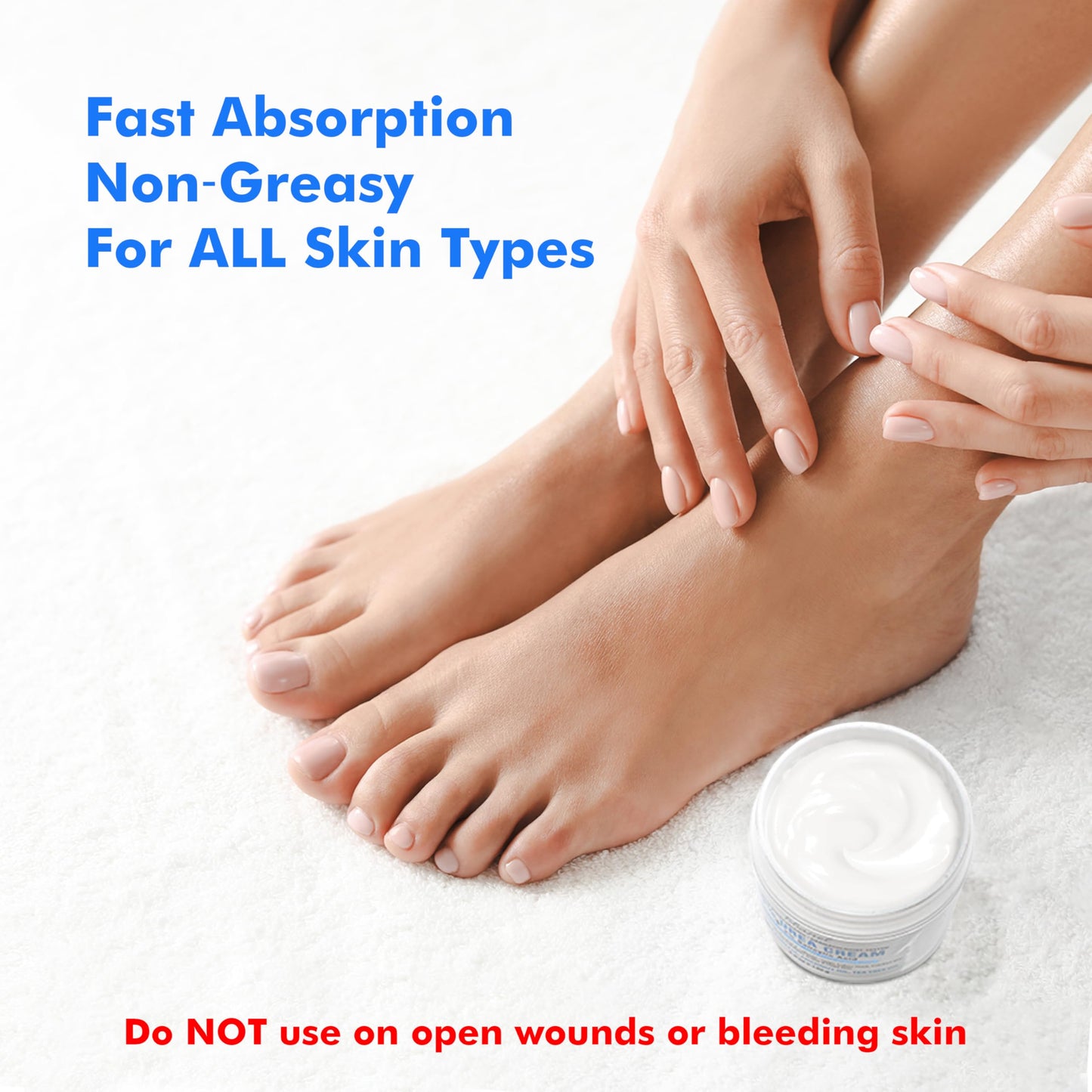 Ebanel Urea Cream 40% with 2% Salicylic Acid – Foot Cream for Dry Cracked Heels, Callus Remover, Toenail Softener & Skin Barrier Repair Beauty & Personal Care Ebanel