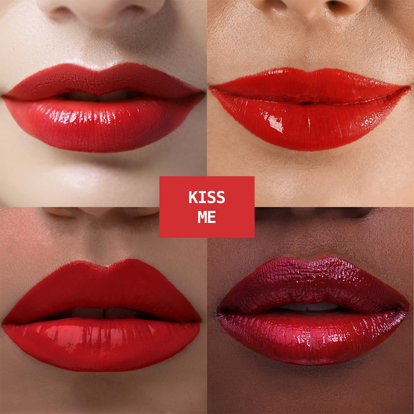 Ruby Kisses Lip Vinyl Tint - High-Pigment, Transfer-Proof, Smudge-Proof Liquid Lipstick, Soft-Satin Shine, Lightweight Makeup, Long-Lasting Lip-gloss Beauty & Personal Care Ruby Kisses