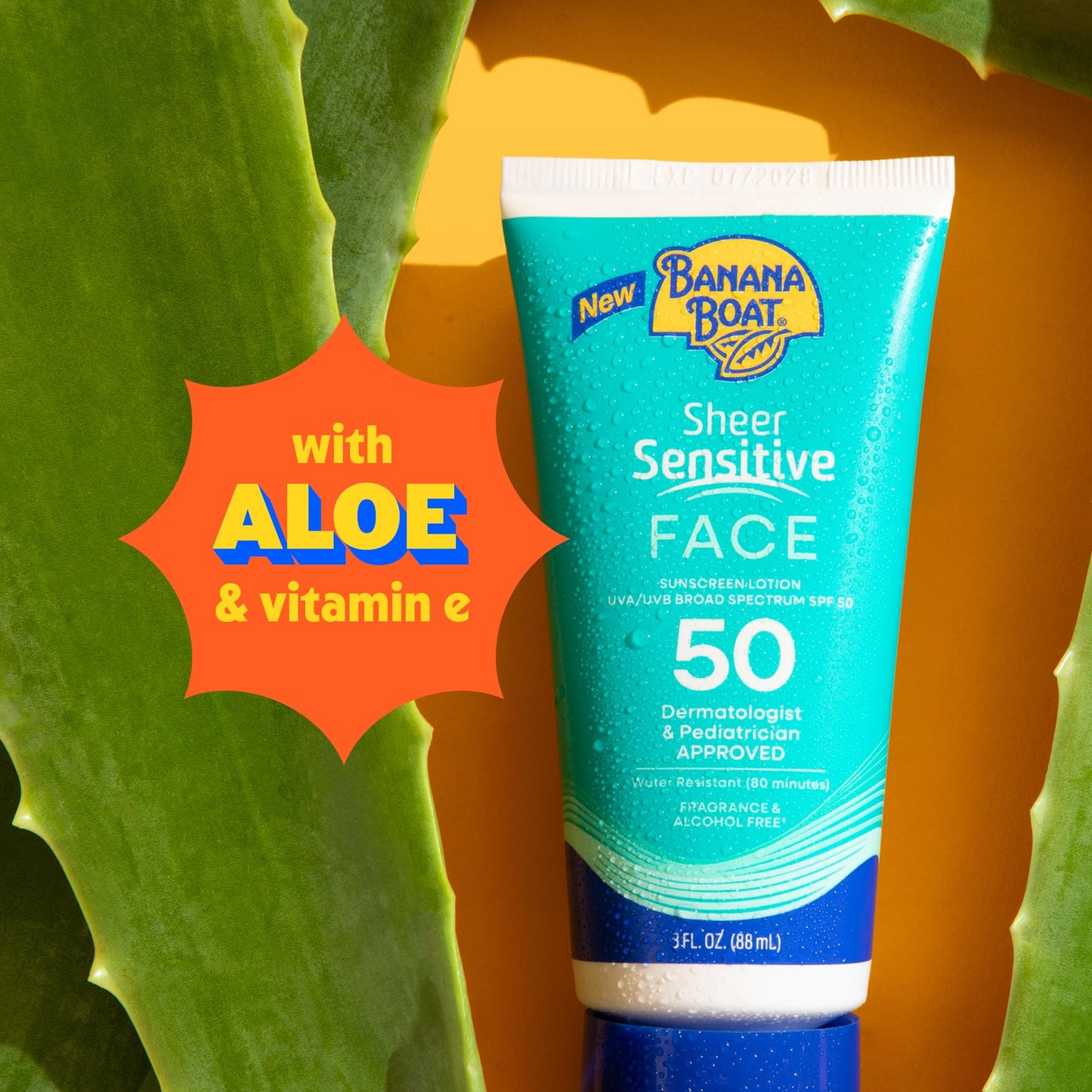 Banana Boat Sheer Sensitive Face Lotion, SPF 50, 3oz Beauty & Personal Care Banana Boat