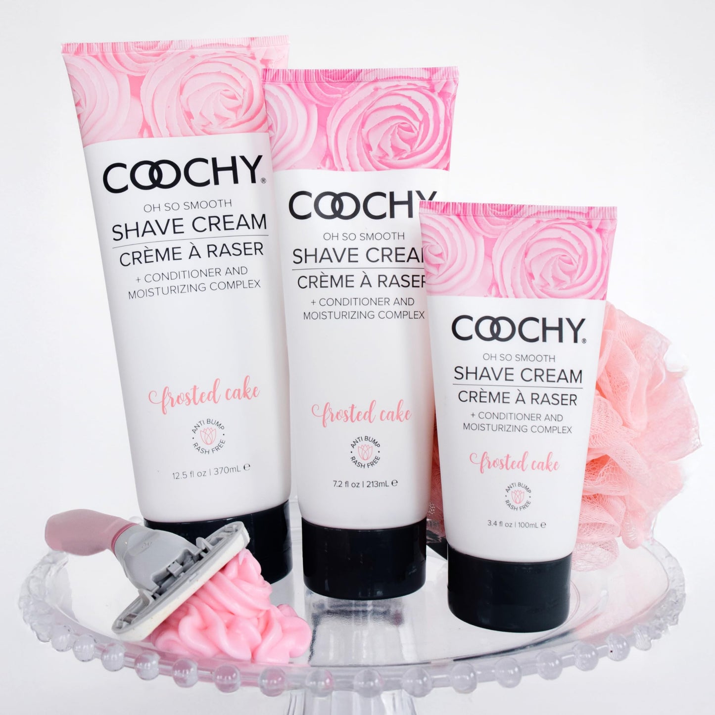 Coochy Shave Cream - Moisturizing Shave Lotion - Gentle Intimate Shaving Cream - For Bikini Area, Underarms, Legs & More - Rash-Free, Hydrating Beauty & Personal Care Coochy