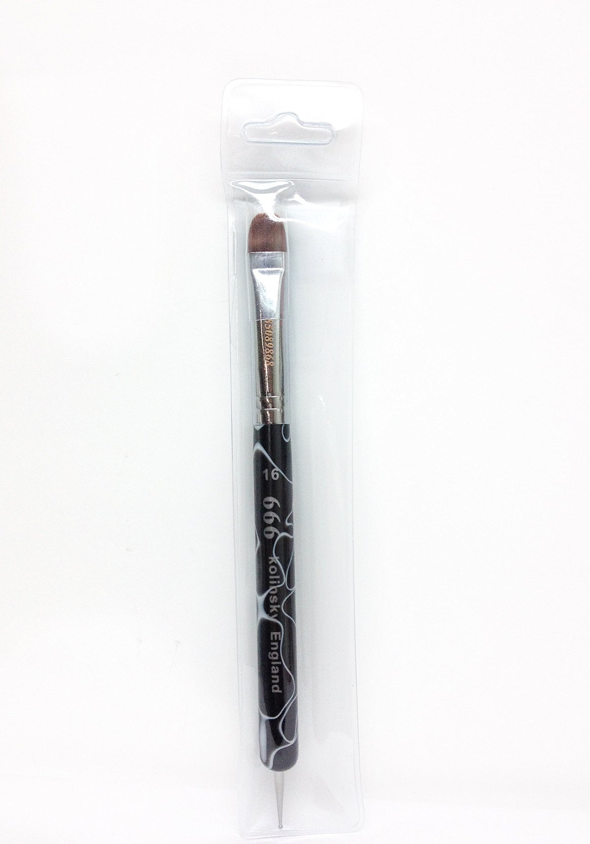 666 Kolinsky Brush w Dotter (Kolinsky 666-16)