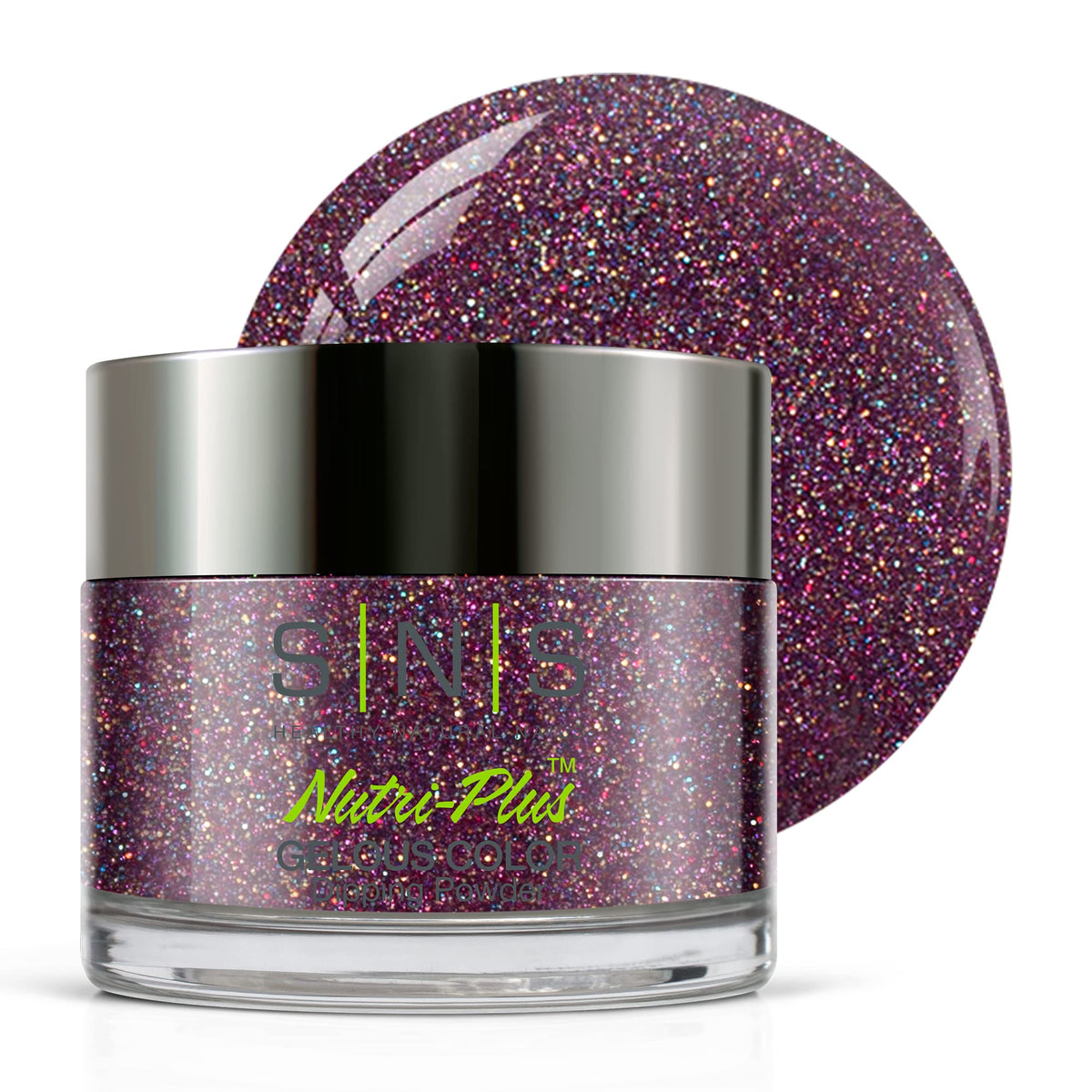 SNS Nail Dip Powder, Gelous Color Dipping Powder, Sugared Aubergine