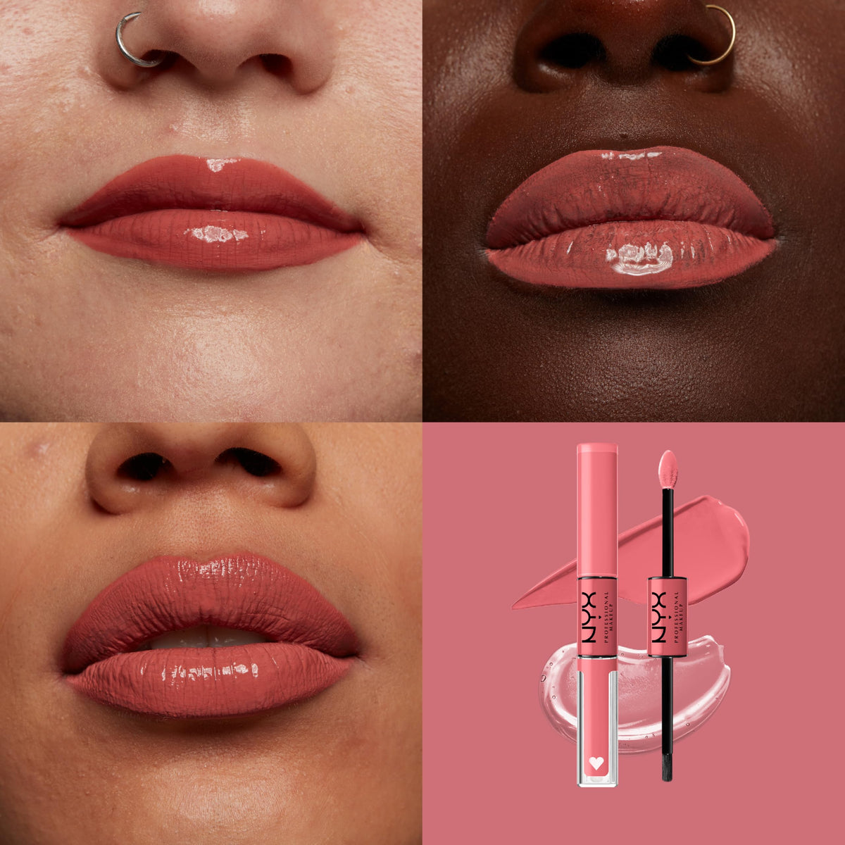 Liquid lipstick NYX Shine Loud 2-in-1 Nº 1 Born to hustle 3,4 ml